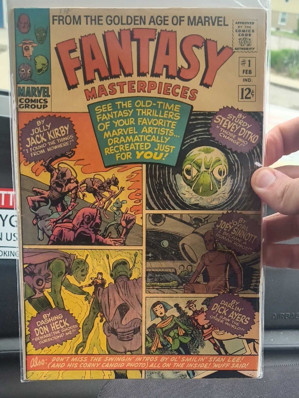 Marvel Fantasy Masterpieces Comic Cover – Red, Yellow, Green